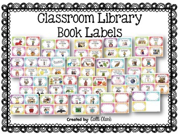 Classroom Library Book Labels by Mrs. C.C. Teachers Pay 