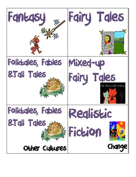 classroom library book labels genretheme by ms reis tpt