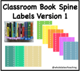 Classroom Library Book Spine Labels