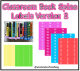 Classroom Library Book Spine Labels Version 2