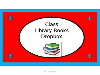 Preview of Classroom Library Books Dropbox Crate Label - Dr.SeussTributeColorswithClipart
