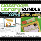 Classroom Library Bundle - Labels, Sign-Out Sheets, Remind