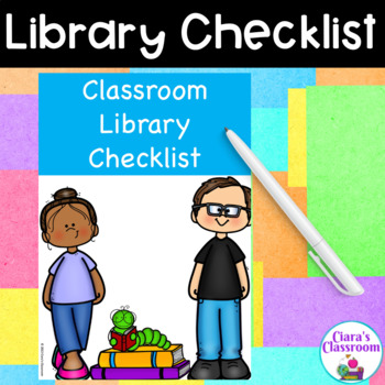 Preview of Classroom Library Checklist for Diversity and Inclusion