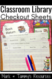 Classroom Library Checkout Sheet (All Grades) & Book Return Label