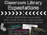 Classroom Library Expectations Posters