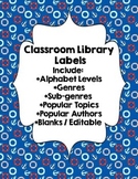 Classroom Library Genre Labels Nautical