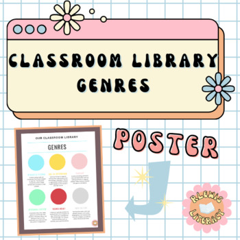 Classroom Library Genres Poster by RLewisLiteracy | TPT