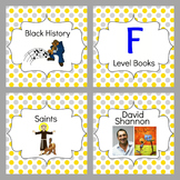 Classroom Library Individual Book Labels