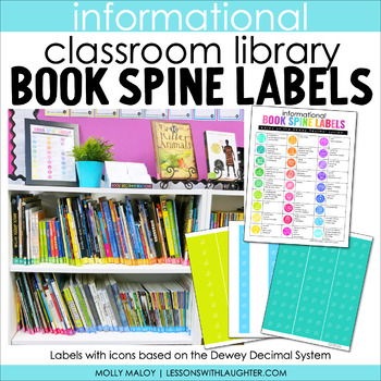 Preview of Classroom Library Informational Book Spine Labels