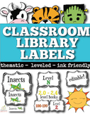Classroom Library Labels (Editable)
