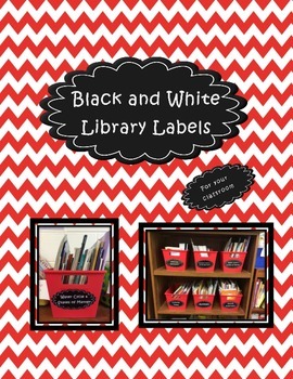 Preview of Classroom Library Labels