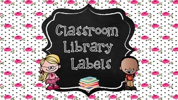 Classroom Library Labels by Mollie Chang | TPT