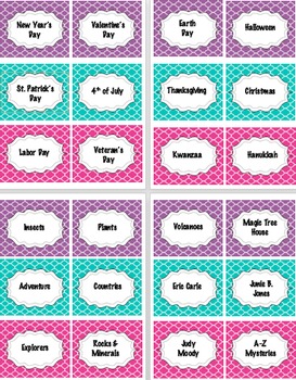 Classroom Library Labels by Jennifer Rodriguez | TpT