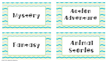 printable classroom library labels fiction and non