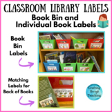 Classroom Library Labels (42) | Book and Bin Labels