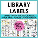 Classroom Library Labels | Book Bin Labels | Calendar Cards