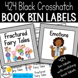 Classroom Library Labels:Book Bin Labels & Matching Book L