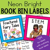 Classroom Library Labels: Book Bin Labels & Matching Book 