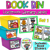 Classroom Library Book Bin Labels | Includes Library Book 