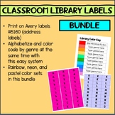 Classroom Library Labels - Bundle