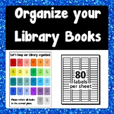 Classroom Library Labels (Editable) - Color Coded with Alp