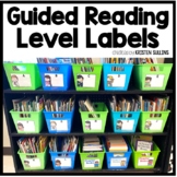 Classroom Library Labels: Guided Reading A-Z