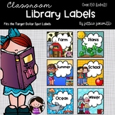 Classroom Library Labels In Fun Colors 3.5 x 3.5