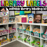 Classroom Library Labels - Kit Includes Editable Labels fo