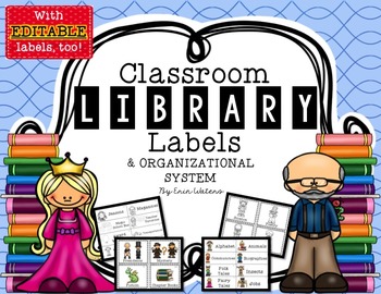 Preview of Classroom Library Labels & Organization System
