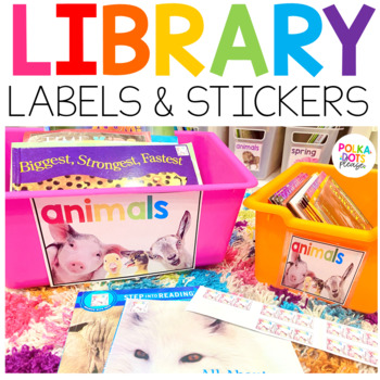 Preview of Classroom Library Labels | Book Bin Labels | Classroom Organization
