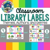 Classroom Library Labels {Topics and Themes}