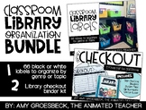 Classroom Library Organization Bundle – Book Bin Labels an