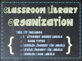 Classroom Library Organization {Chalkboard-Themed}