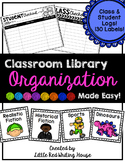 Classroom Library Organization {Editable!}