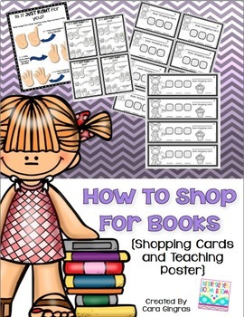Preview of Classroom Library - Shopping Cards - FREEBIE