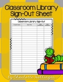 Classroom Library Sign-Out Sheet