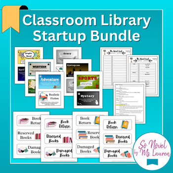 Preview of Classroom Library Startup Bundle for Secondary ELA Classrooms