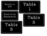 Classroom Library and Table Group Signs