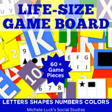 Classroom Life-Size Human Game Board - Colors, Alphabet & 