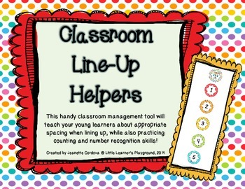 Preview of Classroom Line Up Helpers