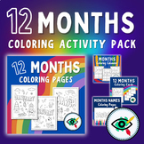 Classroom Magic: Months of the Year Coloring Pack for Grades 2-4