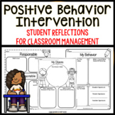 Positive Behavior Intervention Student Reflections and Cla