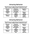 Classroom Management "Amazing Behavior Game"