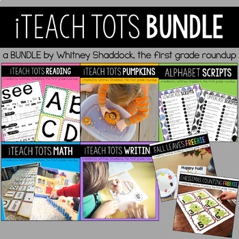 Preview of Homeschool Preschool Lessons For Math and Reading BUNDLE