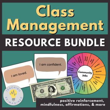 Preview of Classroom Management BUNDLE | Community, Positive Reinforcement, Behavior Form