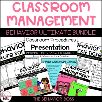 Preview of Classroom Management | Back to School | MEGA BUNDLE
