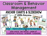 Classroom Management & Behavior Anchor Charts & Slideshow Bundle