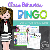 Classroom Management: Behavior Bingo (Editable)