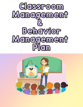 Preview of Classroom Management Behavior Discipline Management Plan Social-Emotional Based