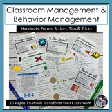 Classroom Management & Behavior Management- Increase Succe